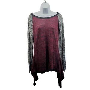 Brittany Black Large Marled Black Red White Gray